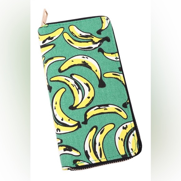 Handbags - Banana Theme Full Size Wallet